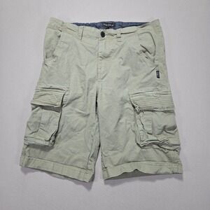 Silver Jeans Co. Collin 4009 Mens Cargo Shorts‎ Size 30 Beige Utility